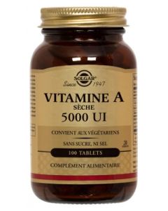 SOLGAR VITAMINE A VITAMINE C COMPRIME 100