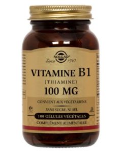 SOLGAR VITAMINE B 1 100MG GELULE VEGETALE 100