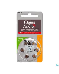 QUIES PILE AUDITIVE MODELE 13 X6