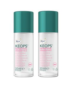 RoC Keops Déodorant Roll On 48h Peaux Sensibles Lot de 2 x 30ml