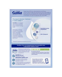 Laboratoire GALLIA Calisma 1 Bag in Box 1,2 KG De 0 à 6 mois