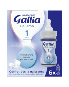 Laboratoire GALLIA CALISMA1 Coffret dès la naissance 6 x 70 ml de 0 à 6 mois