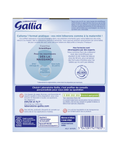 Laboratoire GALLIA CALISMA1 Coffret dès la naissance 6 x 70 ml de 0 à 6 mois