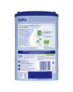 LABORATOIRE GALLIA CALISMA 1er âge BIO 800g de 0 à 6 Mois