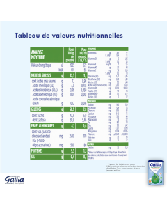 LABORATOIRE GALLIA CALISMA Croissance bio 800g Dès 1O mois
