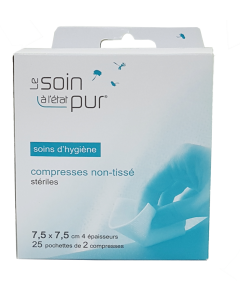 COMP STERILES NT - 7,5 x 7,5cm /25