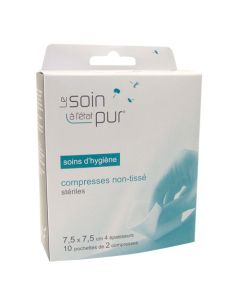 COMP STERILES NT - 7,5 x 7,5cm /10