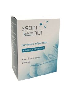 BANDE DE CREPE SOUS BOITE - 4m x 7cm /2