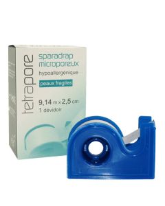 SPARADRAP MICROPOREUX - 9,14m x 2,5cm