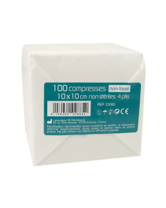 COMPRESSES NON TISSE 10 x 10  /100