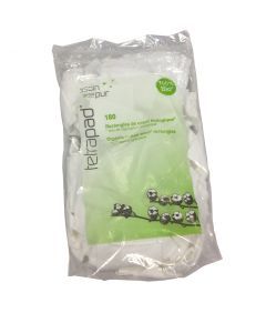 Rectangles coton BIO sachets de 180