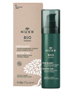 NUXE BIO SOIN HYDRATANT TEINTE MULTI-PERFECTEUR TEINTE CLAIRE THE BLANC 50 ML
