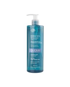 Ducray - Keracnyl - Gel moussant nettoyant purifiant visage peau grasse 400 ml
