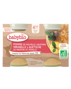Pomme de Nouvelle-Aquitaine Mirabelle & Quetsche de Meurthe-et-Mos Bio