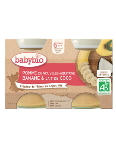 Pomme de Nouvelle-Aquitaine Banane Lait de Coco Bio