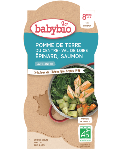 Pomme de Terre du Centre-Val de Loire Epinard Saumon Aneth Bio