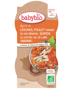 Mijoté de Légumes Poulet fermier de nos Régions Quinoa du Centre-V Bio