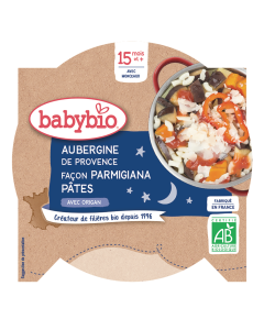 Aubergine de Provence façon Parmigiana Pâtes Origan Bio