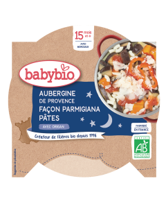 Aubergine de Provence façon Parmigiana Pâtes Origan Bio