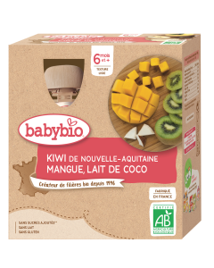 Kiwi de Nouvelle-Aquitaine Mangue Lait de Coco Bio
