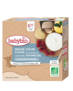 Brassé Chèvre Pomme de Nouvelle-Aquitaine Framboise Bio