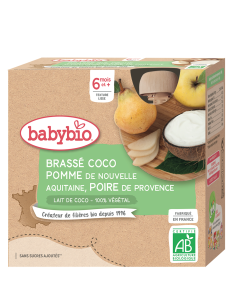 Brassé Coco Pomme de Nouvelle Aquitaine Poire de Provence Bio