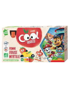 Cool Fruits La Pat' Patrouille Pomme Fraise Myrtille Bio