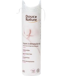 DOUCENATURE disques à démaquiller bio 80 unités
