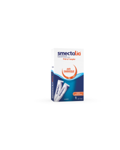 SMECTALIA 3g - Boîte de 12 sticks prêts-à-l'emploi (Goût Caramel Cacao)