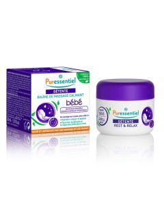 Baume de massage calmant Bébé Détente aux 3 Huiles Essentielles - 30 ml