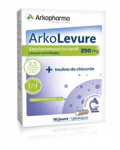 Arkolevure 250mg Boîte de 10 gélules sous blister ultra protecteur