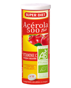 ACEROLA 500 BIO -  Tube de 12 comprimés à croquer