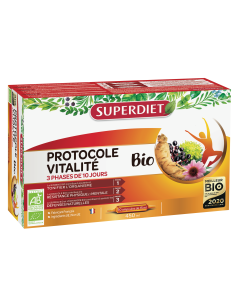 PROTOCOLE VITALITE - 30 AMPOULES DE 15 ML