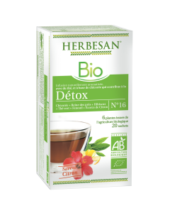HERBESAN INFUSION CHICOREE DETOX BIO - 20 sachets