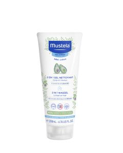 2 en 1 Gel nettoyant à l'avocat bio 200ml