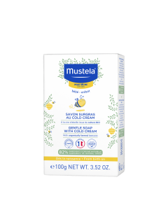 Savon surgras au Cold Cream à la cire d'abeille bio 100G