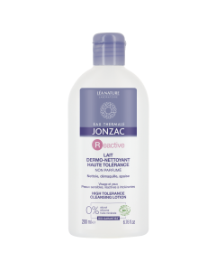 EAU THERMALE JONZAC / REACTIVE / LAIT DERMO-NETTOYANT HAUTE TOLERANCE SANS PARFUM BIO** 200ML