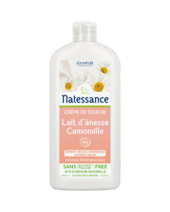 NATESSANCE / CREME DE DOUCHE LAIT D'ANESSE CAMOMILLE BIO SANS SULFATES 500ML