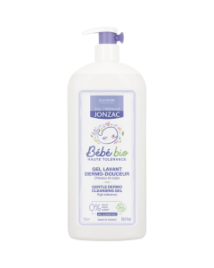 GEL LAVANT DERMO-DOUCEUR BEBE BIO** HYPOALLERGENIQUE 1L EAU THERMALE JONZAC