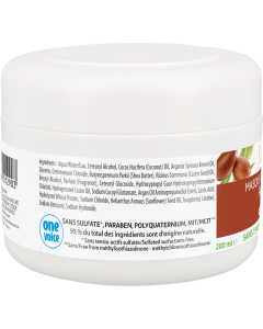 NATESSANCE / MASQUE CAPILLAIRE ARGAN ET KERATINE VEGETALE 200ML