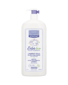 LINIMENT DOUX OLEO-CALCAIRE BEBE BIO** HYPOALLERGENIQUE 1L EAU THERMALE JONZAC