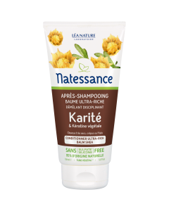 APRES-SHAMPOOING KARITE ET KERATINE VEGETALE 150ML NATESSANCE