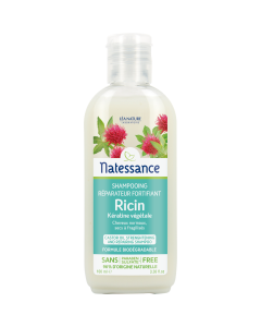 SHAMPOOING A L'HUILE DE RICIN FORMAT VOYAGE 100ML NATESSANCE