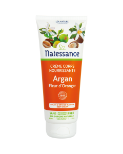 CREME CORPS ARGAN ORANGER COE 200ML NATESSANCE BIO