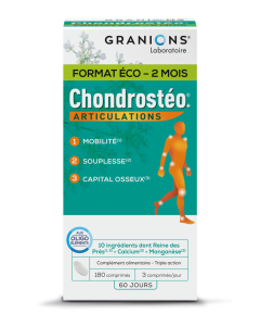 CHONDROSTEO 180 COMPRIMES FORMAT ECONOMIQUE 2 MOIS