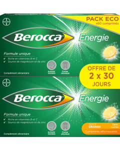 Berocca Energie orange boîte de 60 cps effervescents