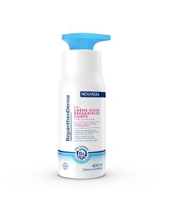 BepanthenDerma Crème Riche Réparatrice Corps - Pompe 400ml