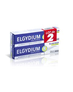 Pierre Fabre Oral Care - Elgydium - Dentifrice Blancheur Citron - Offre spéciale duo 2X75ml