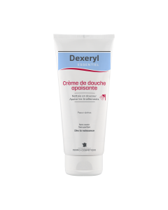 DEXERYL ESSENTIEL crème de douche apaisante 200ml, peaux sèches, sans savon, sans parfum, dès la naissance.