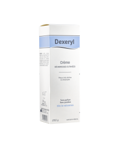 DEXERYL crème 250g, hydratant et réparateur sécheresses cutanées, peaux très sèches et atopiques, sans parfum, sans paraben. Dès la naissance. Dispositif médical.